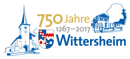 Logo 750 Jahre Wittersheim 'Dorfjubilaeum' 