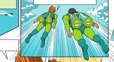 Superhelden-Comic 'IT' 'Super Heroes' 'Marvel-Style' 