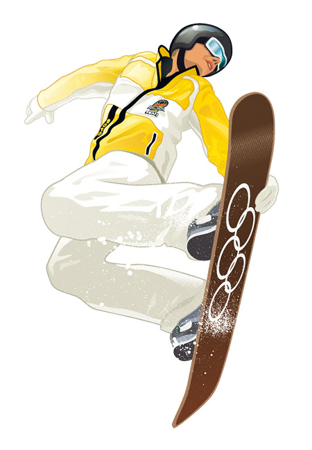 Snowboarder Olympische Winterspiele Vancouver 2010